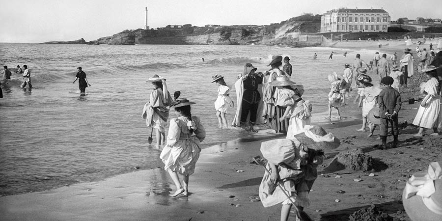 Biarritz par Georges Ancely et Eugène Trutat, photographies 1875 - 1900