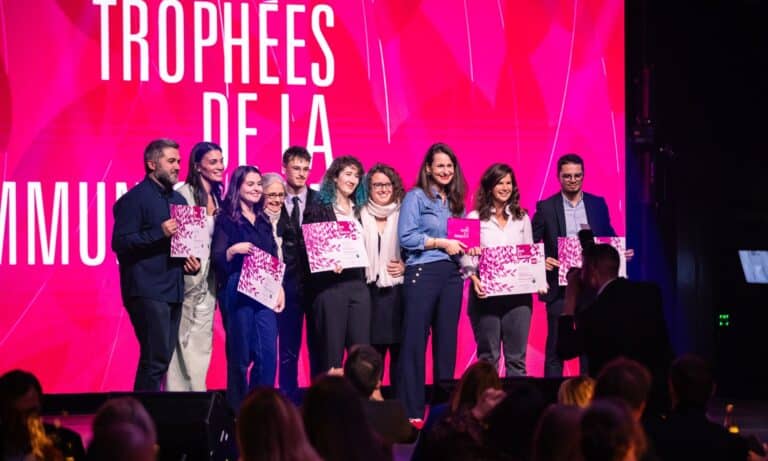 Remise du prix de la meilleure application/expérience digitale au Trophée de la communication.